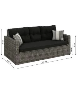 Dehner Flecht-Truhenbank Föhr, 3-Sitzer 19 Dehner Flecht-Truhenbank Föhr, 3-Sitzer -Garten & Außenbereich 6704795 WE BG 001 TruhenbankFoehrNeu