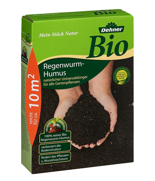 Dehner Bio Regenwurm-Humus, 1,5 Kg 1 Dehner Bio Regenwurm-Humus, 1,5 Kg