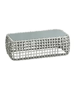 Dehner Flechtlounge Bali, 4-teilig -Garten & Außenbereich 6705305 WE FS 003 LoungeBaliTischFinal