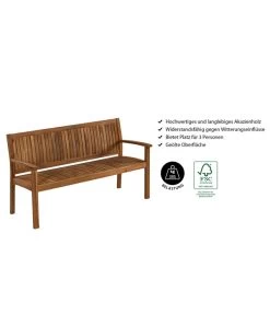 Dehner Gartenbank Valetta -Garten & Außenbereich 6708614 WE IG 001 BankValetta3er