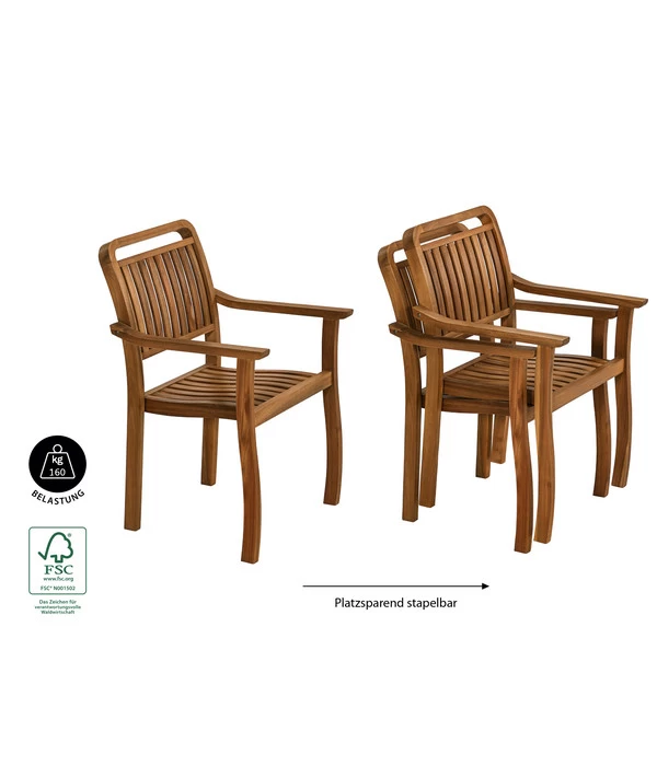 Dehner Stapelsessel Lima 5 Dehner Stapelsessel Lima – Bild 5