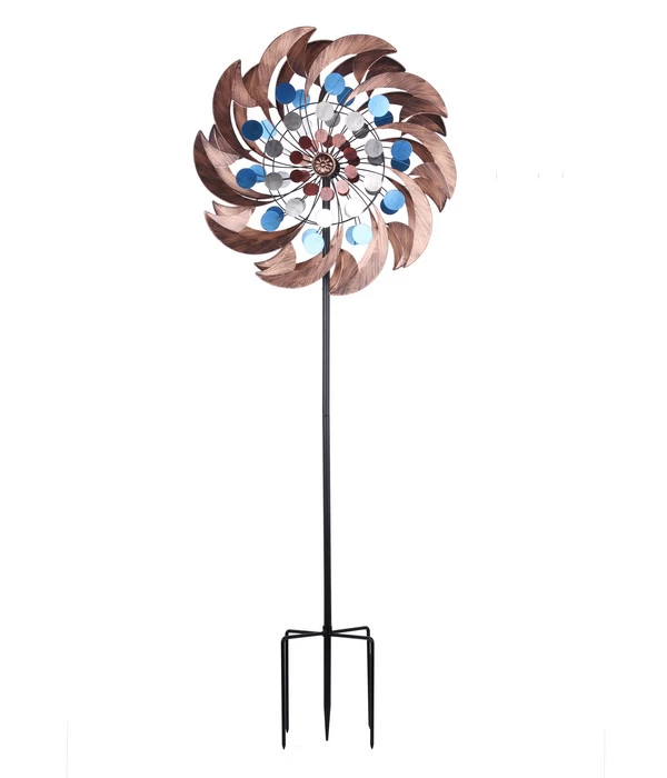 Dehner Metall-Windrad Modern, Ca. B60,5/H210/T22,5 Cm 1 Dehner Metall-Windrad Modern, Ca. B60,5/H210/T22,5 Cm