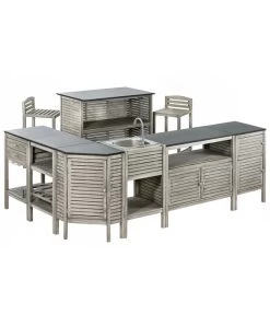 Dehner Eckschrank Southampton, Ca. B50/H90/T50 Cm -Garten & Außenbereich 6713390 WE FS 002 KuecheSouthampton