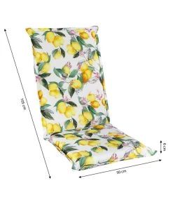 Dehner Niederlehnerpolster Menton, Ca. B105/H6/T50 Cm -Garten & Außenbereich 6726111 WE BG 001 HochlehnerPolsterMenton