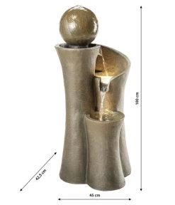 Dehner Polyresin-Gartenbrunnen Acapulco, Ca. H100 Cm -Garten & Außenbereich 6742480 WE DE 001 DehnerPolyresinBrunnenAcapulco