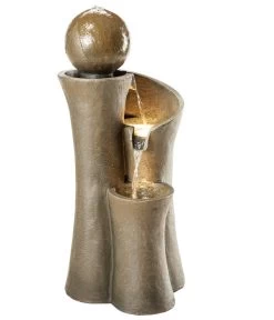 Dehner Polyresin-Gartenbrunnen Acapulco, Ca. H100 Cm