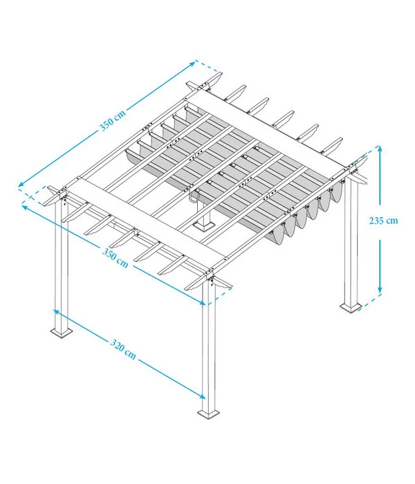 Paragon Pavillon Gazebo Florida 11x11 2 Paragon Pavillon Gazebo Florida 11x11 – Bild 2