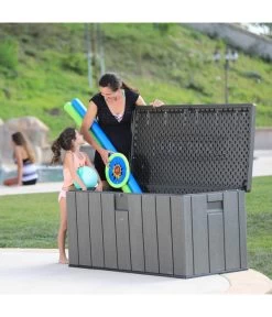 Lifetime Kissenbox Harmony, 570 L -Garten & Außenbereich 6752950 WE MO 006 Kissenbox570LDunkelgrau