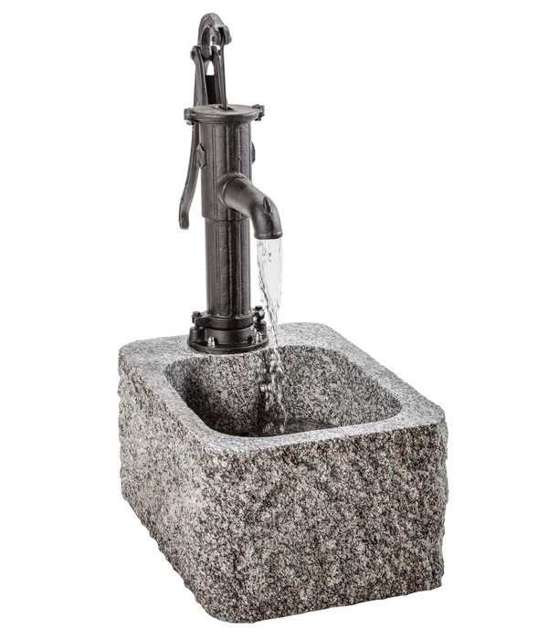 Dehner Granit-Gartenbrunnen Bregenz, Ca. B65/H91/T45 Cm 2 Dehner Granit-Gartenbrunnen Bregenz, Ca. B65/H91/T45 Cm – Bild 2