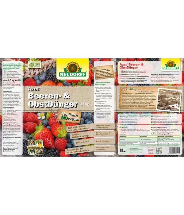 Neudorff® Azet® Beeren- Und Obstdünger 2 Neudorff® Azet® Beeren- Und Obstdünger – Bild 2