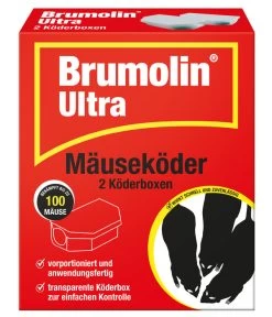 Brumolin Ultra Mäuseköder, 2er-Set