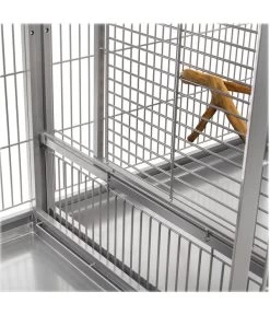 Montana Vogelvoliere Anbausatz Für Arkansas -Garten & Außenbereich 6811475 WE DE 005 NEU PPArkansasAnbauKitHellgrauHoehe194cm