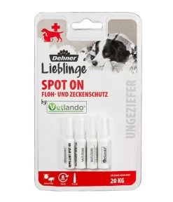 Dehner Lieblinge Floh- Und Zeckenschutz Spot On Für Große Hunde, 4 X 2ml