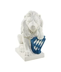 Fantasieco Stein-Löwe Mit Wappen, Rechts