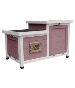 Dehner Nagerschlafhaus Happy Home Teatro, Rotbraun, Ca. B70/H45/T43 Cm