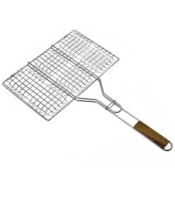 Dehner BBQ Edelstahl-Hamburgergriller, Ca. B55,5/T35 Cm