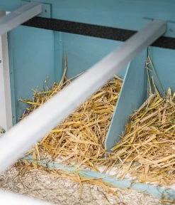 Dehner Hühnerstall Happy Farm Agata, Blau, Ca. B173,5/H149/T130,2 Cm -Garten & Außenbereich 6873392 WE DE 003 MQ HuehnerstallAgataisolierthellblau