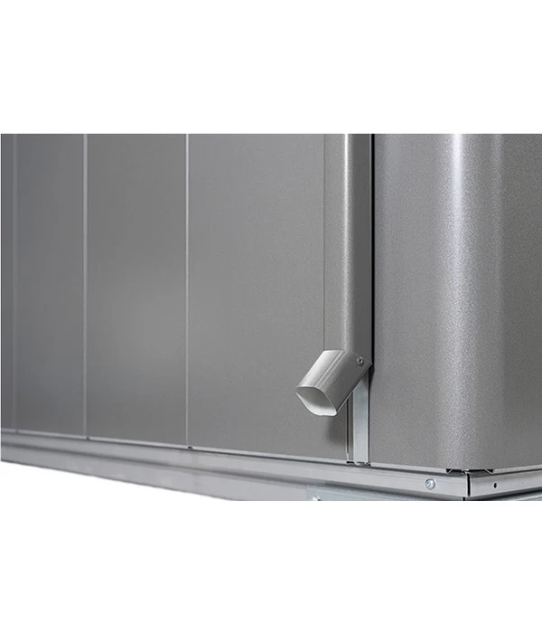 Biohort Gerätehaus Neo 4C, Dunkelgrau/silber 2 Biohort Gerätehaus Neo 4C, Dunkelgrau/silber – Bild 2