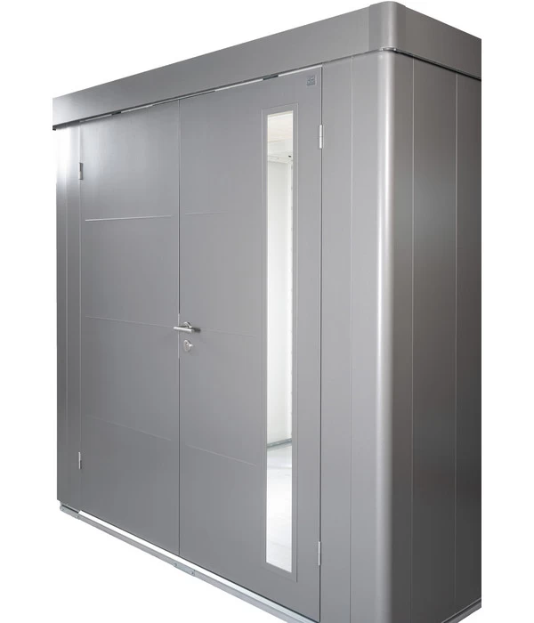 Biohort Gerätehaus Neo 4C, Dunkelgrau/silber 5 Biohort Gerätehaus Neo 4C, Dunkelgrau/silber – Bild 5