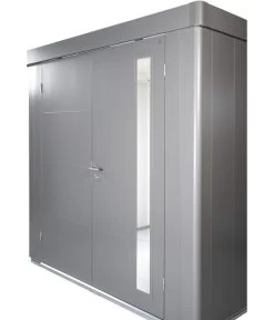 Biohort Gerätehaus Neo 3D, Dunkelgrau/silber -Garten & Außenbereich 6885255 WE DE 005 BiohortGeraetehausNeo 2