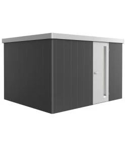 Biohort Gerätehaus Neo 3D, Dunkelgrau/silber