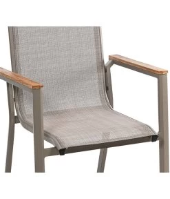 Dehner Stapelstuhl Cleveland, Hellbraun -Garten & Außenbereich 6894083 WE DE 001 StapelstuhlClevelandH B