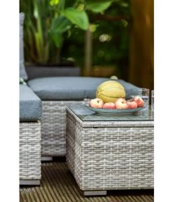 Dehner Balkonset Como, 4-teilig -Garten & Außenbereich 6894166 WE DE 002 BalkonsetComo