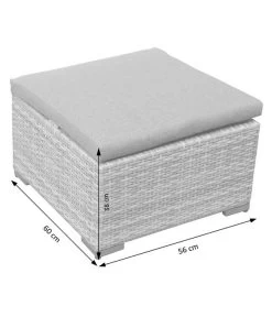 Dehner Balkonset Como, 4-teilig -Garten & Außenbereich 6894166 WE DE 005 BalkonSetComoSkizze