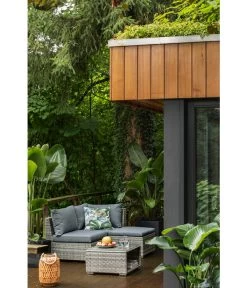 Dehner Balkonset Como, 4-teilig -Garten & Außenbereich 6894166 WE MO 001 BalkonsetComo