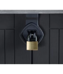 Keter Aufbewahrungsbox Store It Midi, Schwarz, 880 Liter, Ca. B132/H113,5/T71,5 Cm -Garten & Außenbereich 6894893 WE DE 003 KeterMuelltonnenbox