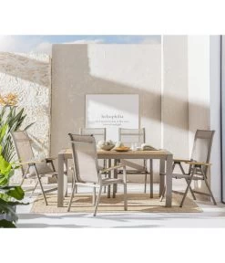 Dehner Klappsessel Cleveland, Hellbraun -Garten & Außenbereich 6895387 WE MO 001 GruppeClevelandWoodNEU