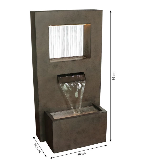 Dehner Metall-Gartenbrunnen Barcelona, Ca. H92 Cm 7 Dehner Metall-Gartenbrunnen Barcelona, Ca. H92 Cm – Bild 7