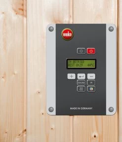 Weka Ecksauna Kiruna Mit Glastür, Inkl. Bio-Ofen -Garten & Außenbereich 6914246 WE DE 005 WekaEcksaunaKiruna