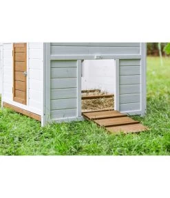 Dehner Hühnerstall Florenz, Weiß/braun, Ca. B122,3/H120,7/T91,7 Cm -Garten & Außenbereich 6919625 6919609 WE MO 002 DehnerMarkenqualitaetHuehnerstallFlorenzFreigehege