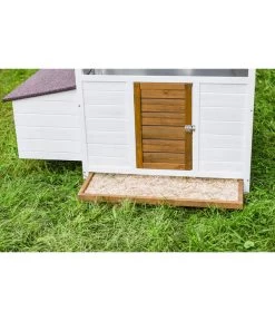 Dehner Hühnerstall Florenz, Weiß/braun, Ca. B122,3/H120,7/T91,7 Cm -Garten & Außenbereich 6919625 6919609 WE MO 003 DehnerMarkenqualitaetHuehnerstallFlorenzFreigehege