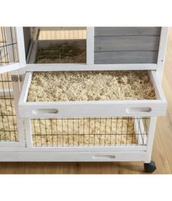 Dehner Lieblinge Nagerheim Janus, Ca. B120/H105/T60 Cm -Garten & Außenbereich 6932420 WE DE 002 DehnerLieblingeRollbarerIndoorkaefigJanus