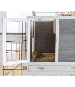 Dehner Lieblinge Nagerheim Janus, Ca. B120/H105/T60 Cm -Garten & Außenbereich 6932420 WE DE 003 DehnerLieblingeRollbarerIndoorkaefigJanus