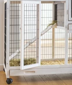 Dehner Lieblinge Nagerheim Janus, Ca. B120/H105/T60 Cm -Garten & Außenbereich 6932420 WE DE 007 DehnerLieblingeRollbarerIndoorkaefigJanus