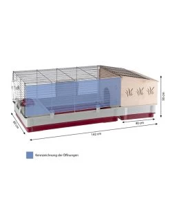 Ferplast Nagerheim Krolik 140 Plus, Ca. B142/H50/T60 Cm 18 Ferplast Nagerheim Krolik 140 Plus, Ca. B142/H50/T60 Cm -Garten & Außenbereich 6953194 WE BG 001 FerplastNagerKKrolik140plus