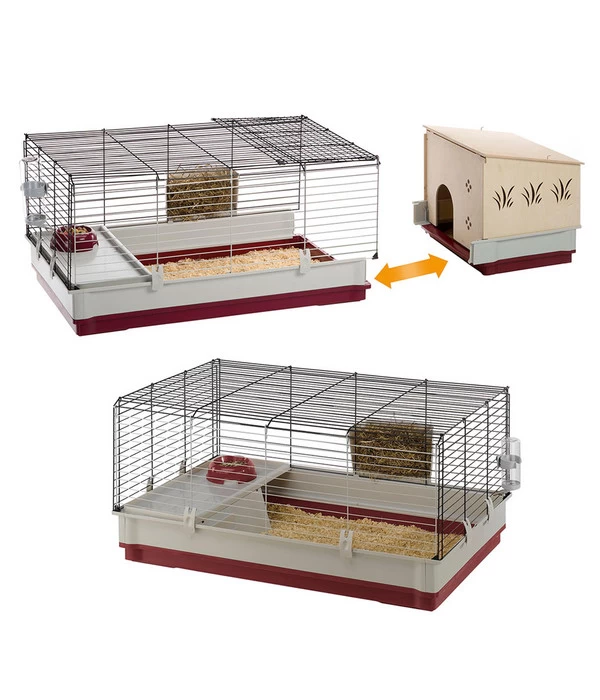 Ferplast Nagerheim Krolik 140 Plus, Ca. B142/H50/T60 Cm 9 Ferplast Nagerheim Krolik 140 Plus, Ca. B142/H50/T60 Cm – Bild 9