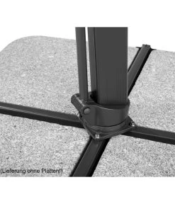 Schneider Ampelschirm Rhodos Smart, Quadratisch, Ca. B300/T300 Cm -Garten & Außenbereich 6953384 WE DE 006 SchneiderAmpelschirmRhodosSmartnatur