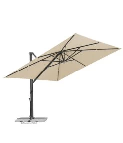 Schneider Ampelschirm Rhodos Smart, Quadratisch, Ca. B300/T300 Cm -Garten & Außenbereich 6953384 WE FS 003 SchneiderAmpelschirmRhodosSmartnatur