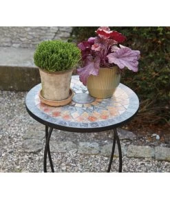 Siena Garden Blumenständer Prato, Ca. Ø40/H60,5 Cm -Garten & Außenbereich 6986608 WE MO 002 AlcoBlumenstaenderPrato
