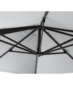 Siena Garden Ampelschirm Sunset N+, Quadratisch, Ca. B300/T300 Cm -Garten & Außenbereich 6988075 WE DE 005 SienaGardenAmpelschirmSunsetN300x300cmGrau