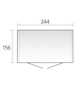 Biohort Gerätehaus Europa 3, Ca. B264/H203/T176 Cm -Garten & Außenbereich M500000100 Schema 001 BiohortMGHEuropa3