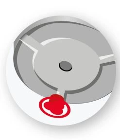 Scheurich Kunststoff-Topf Wave Globe, Rund, Ca. Ø39,3/H21 Cm -Garten & Außenbereich WE DE 011 ScheurichBodenlochRota