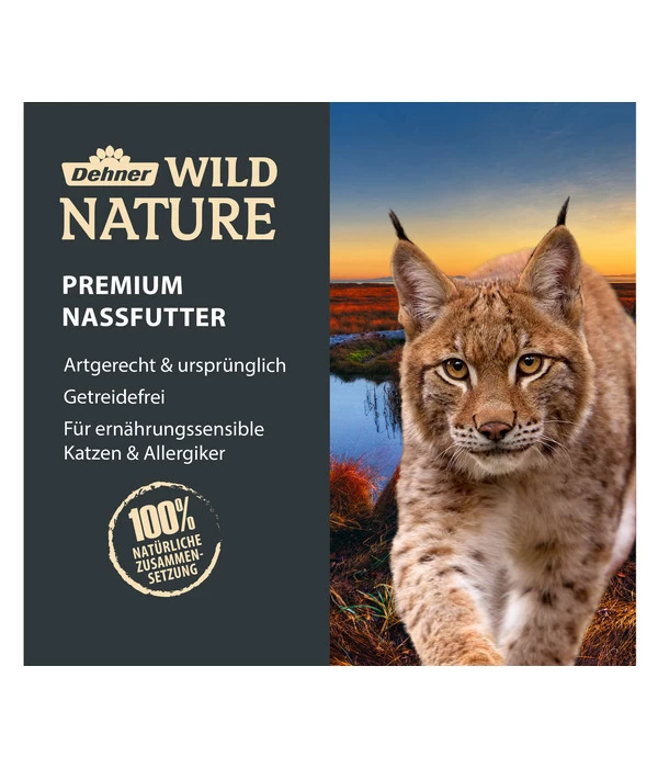Dehner Wild Nature Nassfutter Für Katzen Heidetal Adult, Kaninchen & Huhn, 16 X 85 G 2 Dehner Wild Nature Nassfutter Für Katzen Heidetal Adult, Kaninchen & Huhn, 16 X 85 G – Bild 2